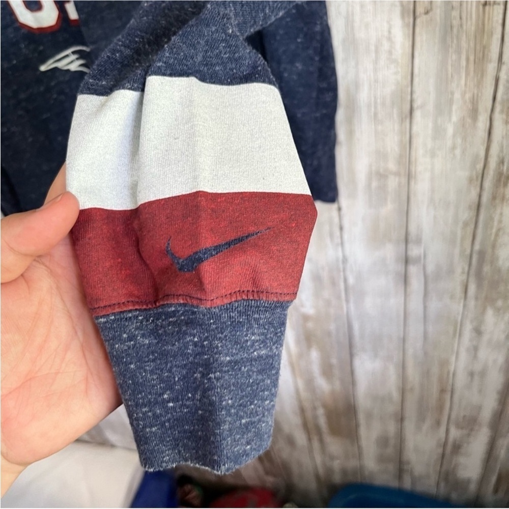 Nike Patriots Long Sleeve V Neck Tee - Picture 3 of 8